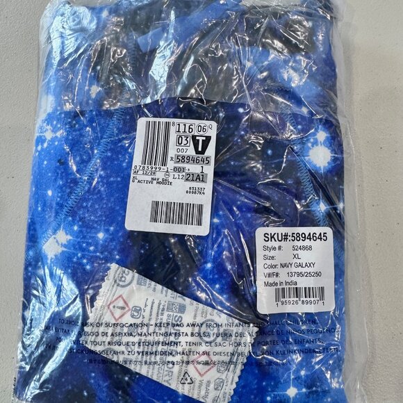 NWT - Lands End Hoody - Girls XL - Navy Galaxy Pattern - Picture 3 of 6